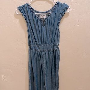 Old Navy soft denim jumper size L (10-12)